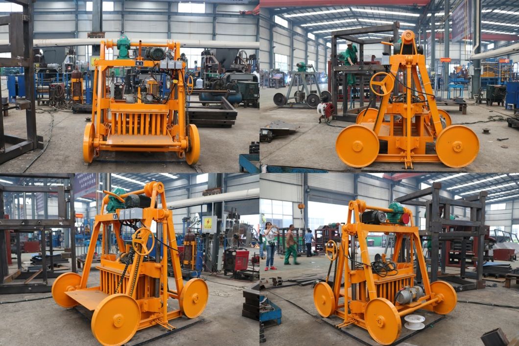 Professional Supplier Qmy4-45 Egg Layer Concrete Cement Block Making Machine for Wall Materials