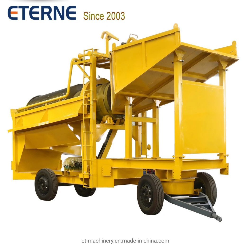 Et 50tph Small Scale Portable Mining Equipment Gold and Diamond Washing and Separating Machine