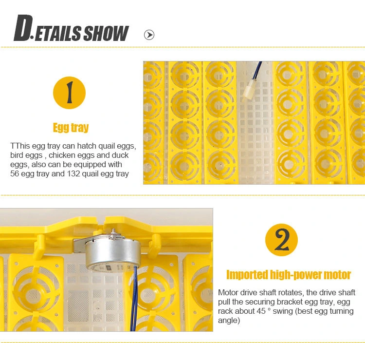 Full Automatic CE Approved Mini Egg Incubator for Quail Eggs