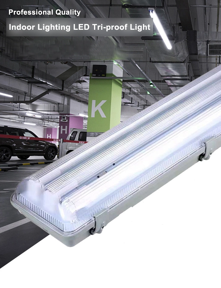 1.2mx 3 Tubes Fluorescent Explosion-proof Lamp IP65 Tri-proof Light Fire Emergency Light LED Isolated Tri-proof Light LED Tube Light Tube Lighting LED Tube Lamp