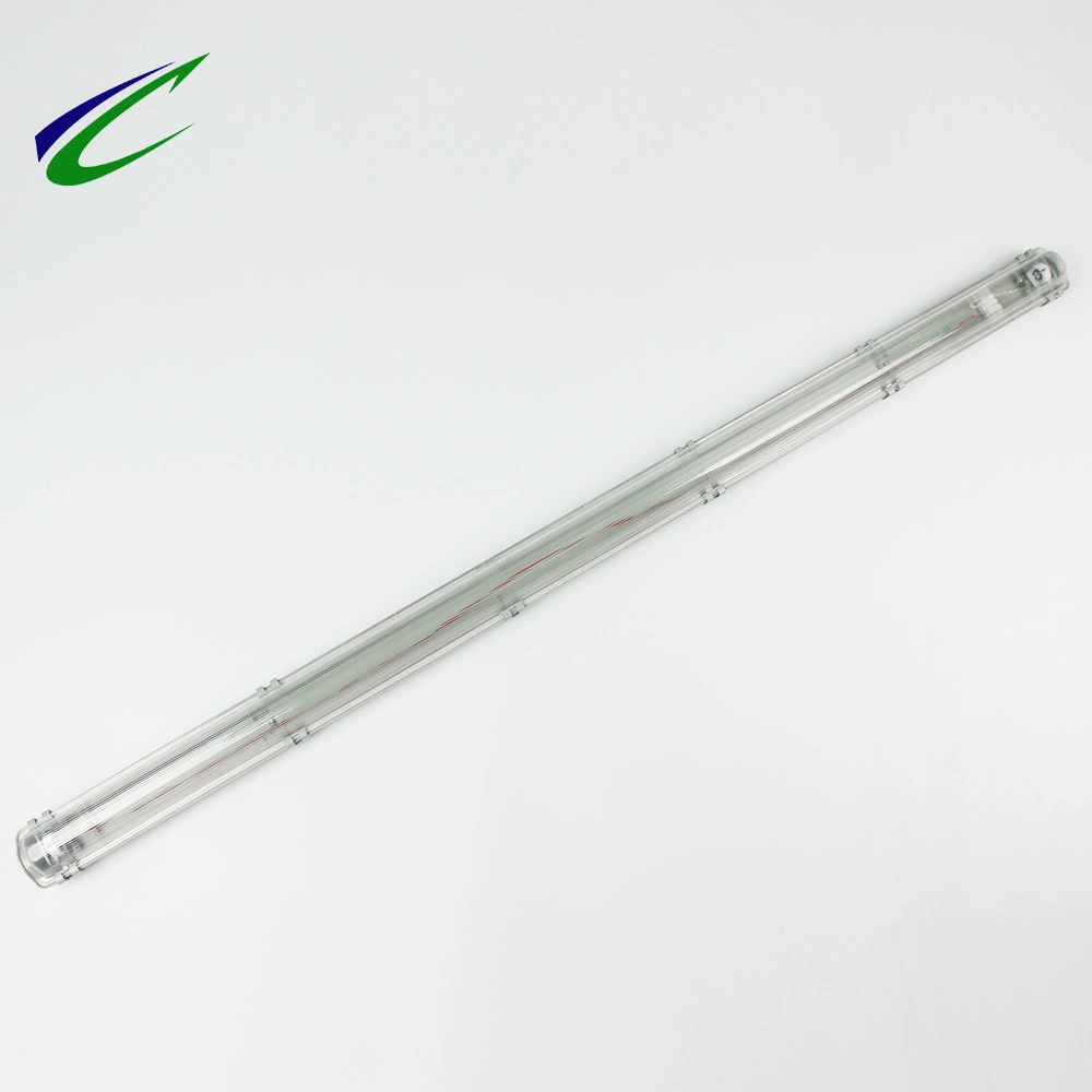 LED Double Tube Light Office School Light Fluorescent Tube Lamp Water-Proof Outdoor Tunnel Light