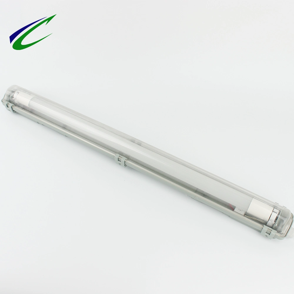 LED Double Tube Light Office School Light Fluorescent Tube Lamp Water-Proof Outdoor Tunnel Light