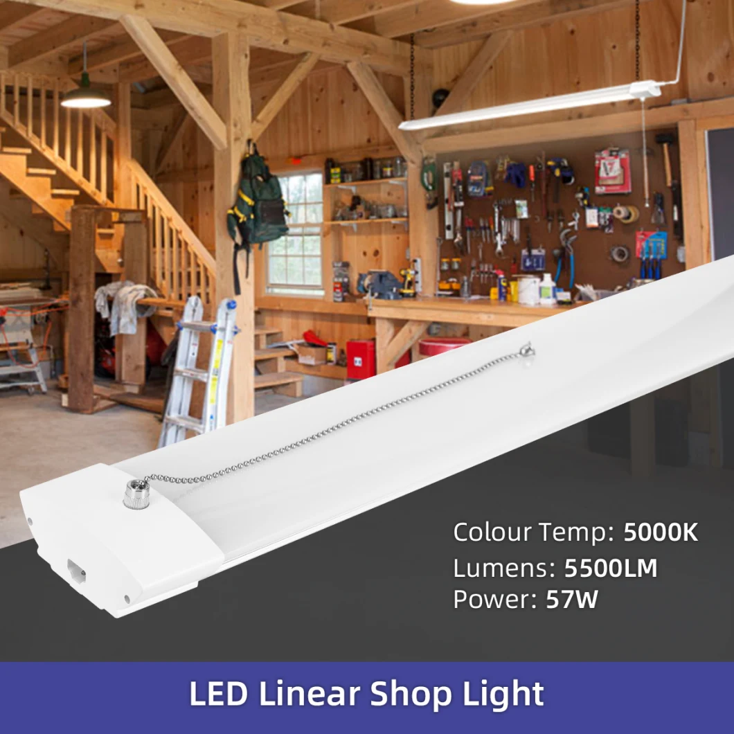 China Wholesale Linkable 5000K Daylight White LED Shop Lights/Garage Lights