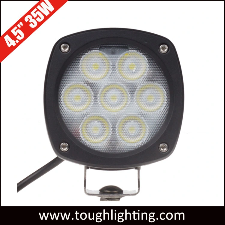 E-MARK Approved 4.5inch 35W Semi-Round CREE LED Compact Work Lights