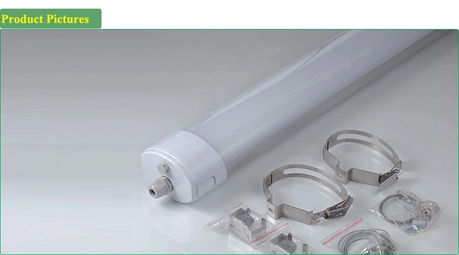 High Power LED Tri Proof Tube Internal Integrated Battery Emergency Light, LED Tri-Proof Light