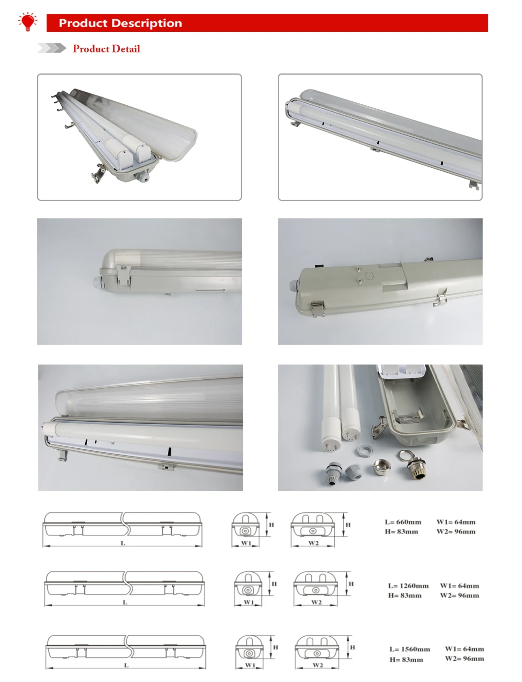 IP66 Blast Proof Light Fixture