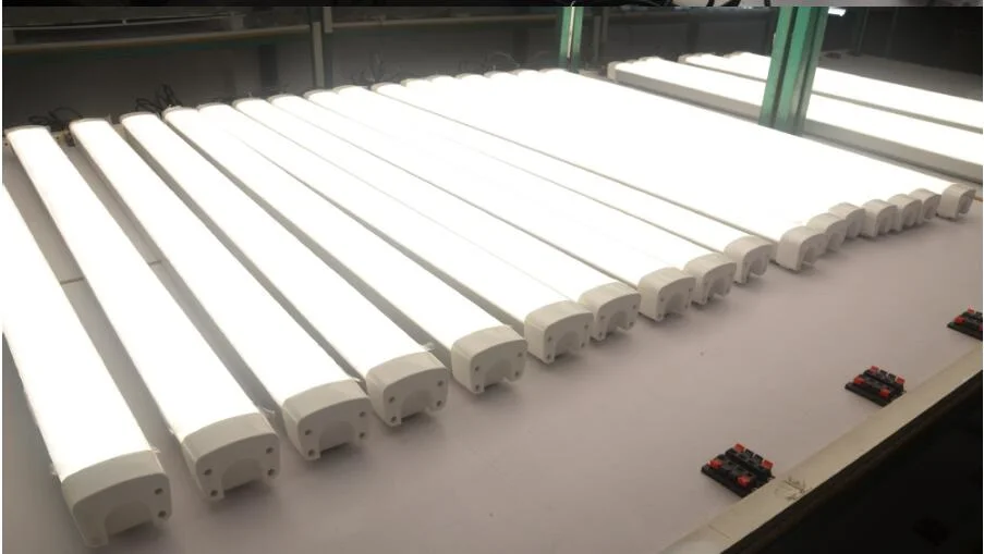 Wide Flat Tube Fitting Tri-Proof Fixture LED Batten Light