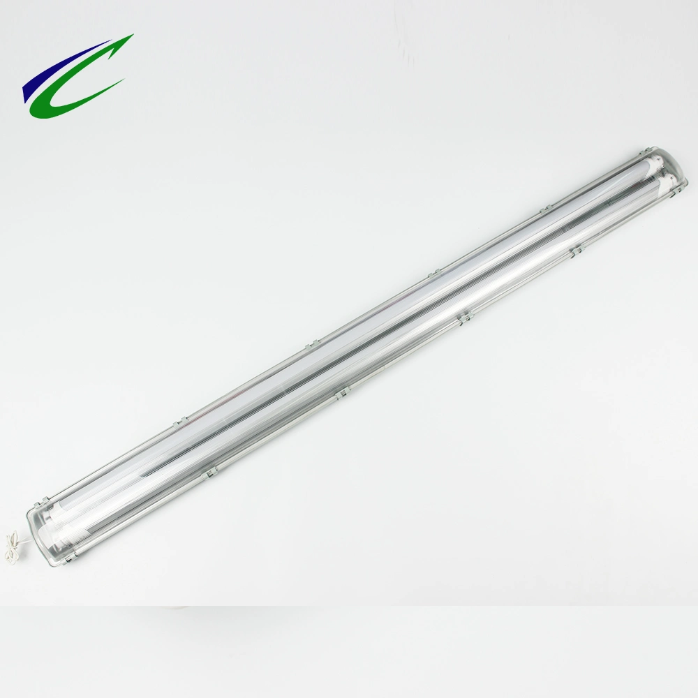 LED Double Tube Light Office School Light Fluorescent Tube Lamp Water-Proof Outdoor Tunnel Light