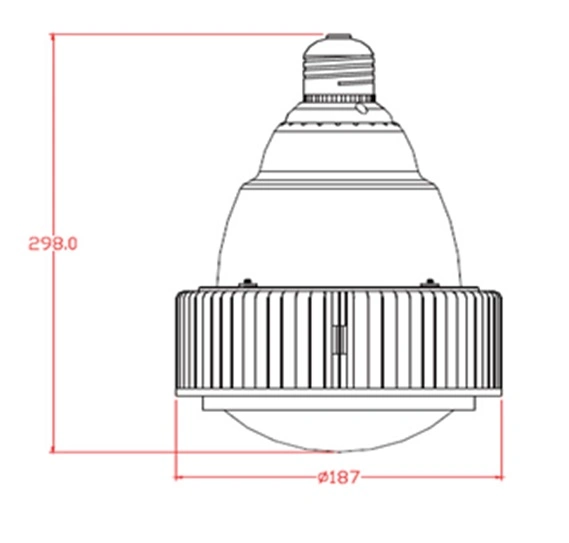 200W E40 E39 LED Explosion-Proof Light Retrofit High Bay Light