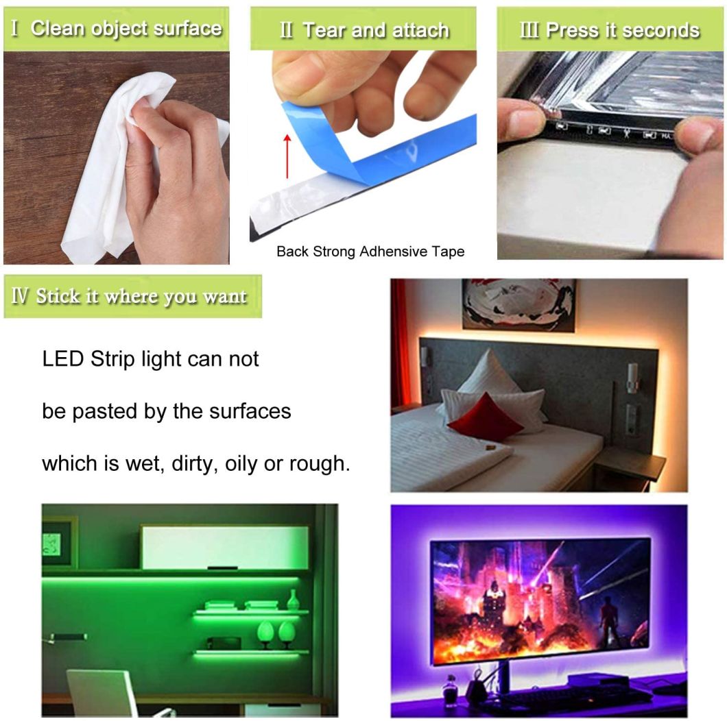 LED Strip Lights, Ultra-Long RGB LED Lights Strip 5050 LED Tape Lights