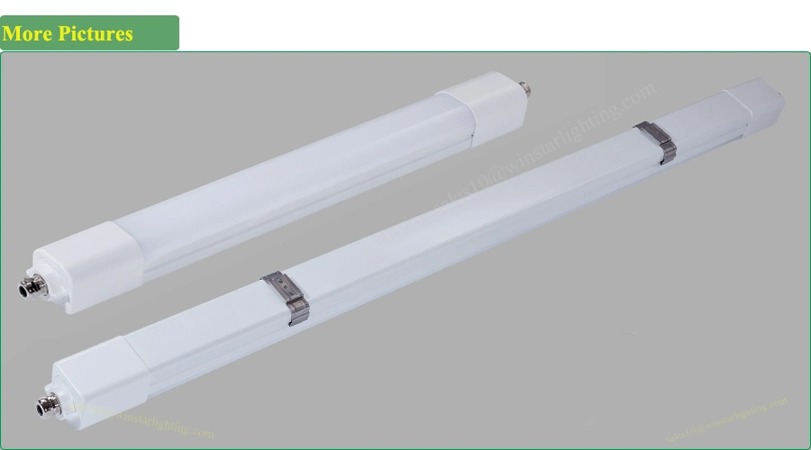 China Wholesale 120cm 40W Waterproof IP66 LED Linear Light, LED Tri Proof Light for Supermarket Lighting
