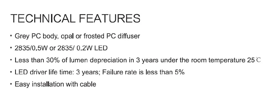 IP65 LED Tunnel Light Fixture Waterproof Fixture Dustproof Light Outdoor Proof Fitting Triproof Lighting Fixture Damp Proof Fixture