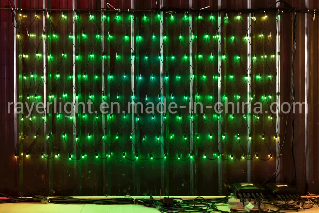DMX LED Net Lights Weather Proof LED Programmable Nodes LED Mesh Light
