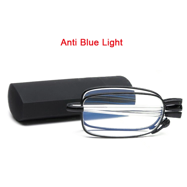 2020 Online Foldable Blue Light Blocking Glasses Anti Blue Light Pocket Folding Reading Glasses with Case