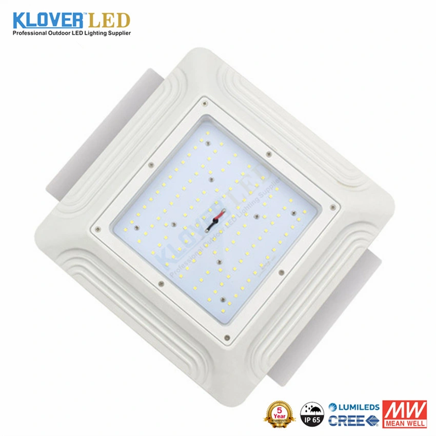 Aluminum Housing LED Canopy Light 100W 120W 150W Recessed Explosion-Proof Gas Station Light