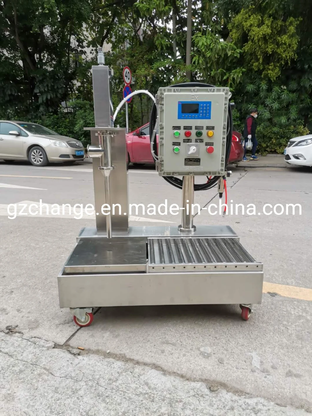 30L -200L Explosion Proof Paint Chemical Filling and Weighing Machine