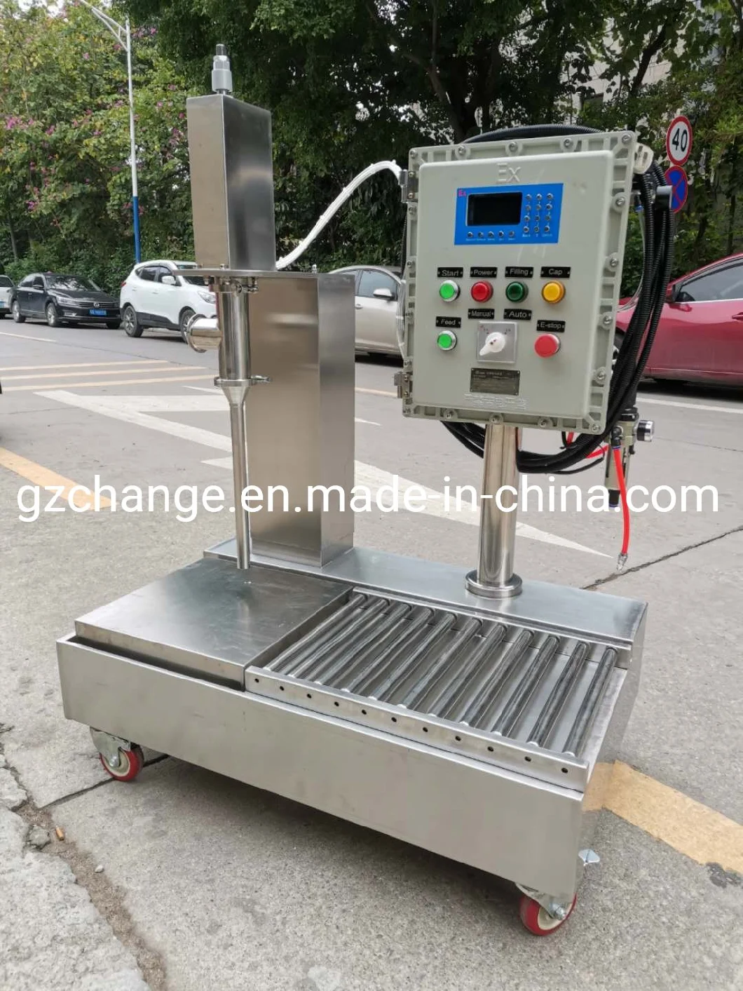 30L -200L Explosion Proof Paint Chemical Filling and Weighing Machine