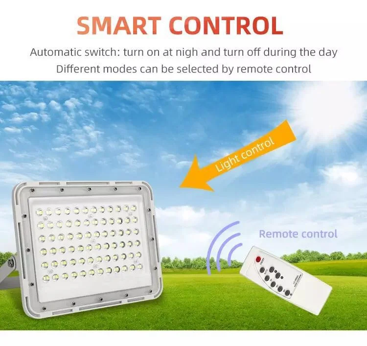 Explosion Proof Die Cast Aluminum LED Flood Light Housing 30W Solar Floodlight with Remote Control