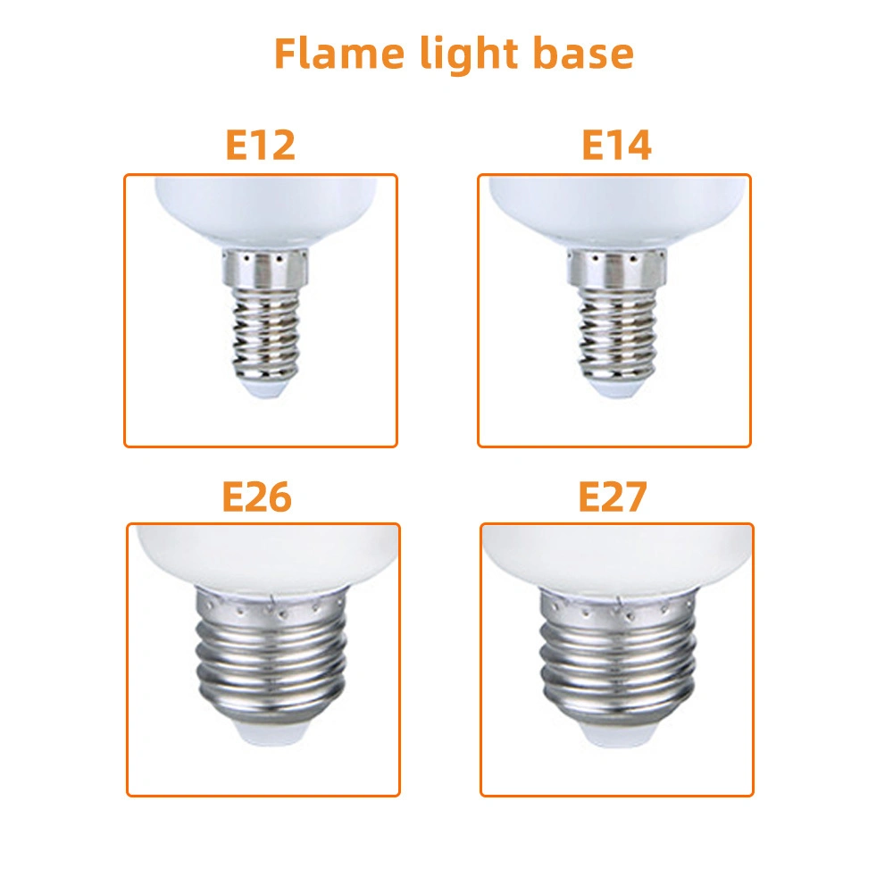 E27 E26 LED Flame Lamp Fire Effect Light Bulb Flickering Emulation Flame Light for Xmas Garden