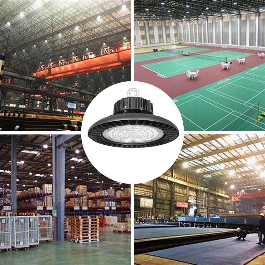 UFO LED Lights 200W 30000lm Shop Lights 6000K 6500K Daylight White LED Warehouse High Bay LED Lights for Warehouse Garage Workshop Gym Lighting