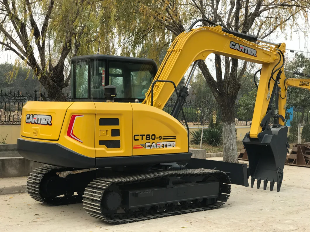 CT80-9 (8t) Crawler Backhoe Excavator with Rubber Tracks