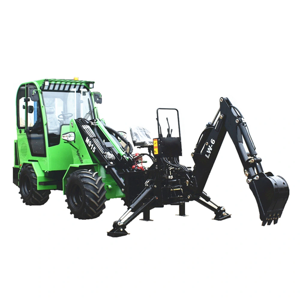Earth Moving Machinery Loader Wheel Loaders M915 Front End Loader with Mini Excavator