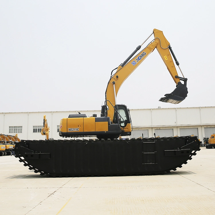 XCMG Factory Xe215s Amphibious Floating Pontoon Excavator for Sale
