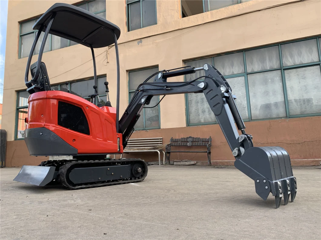 1000kg Mini Crawler Excavator Swing Arm 120 Degree with Excavator Attachment Chinese Digger