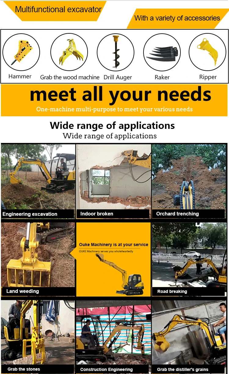 Hydraulic Excavator Crawler Mounted Caterpillar Grapple Bucket Excavator Price in India