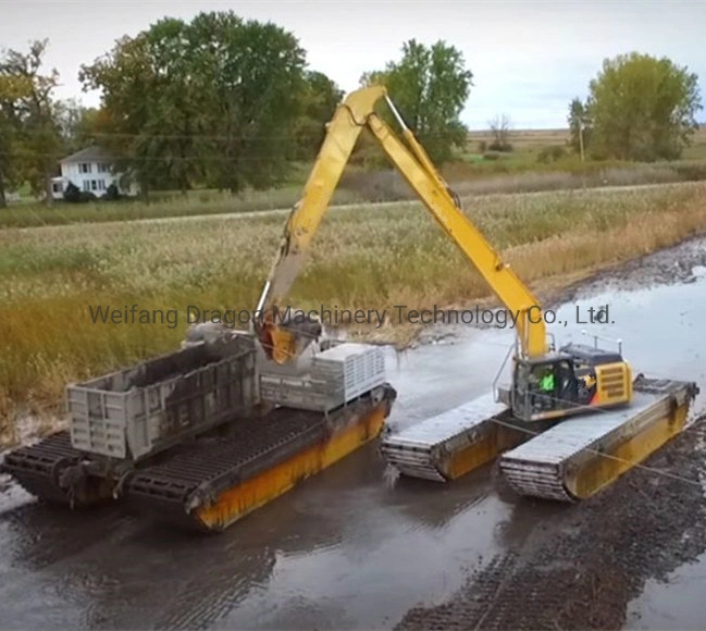 Water Used in River Floating Excavator
