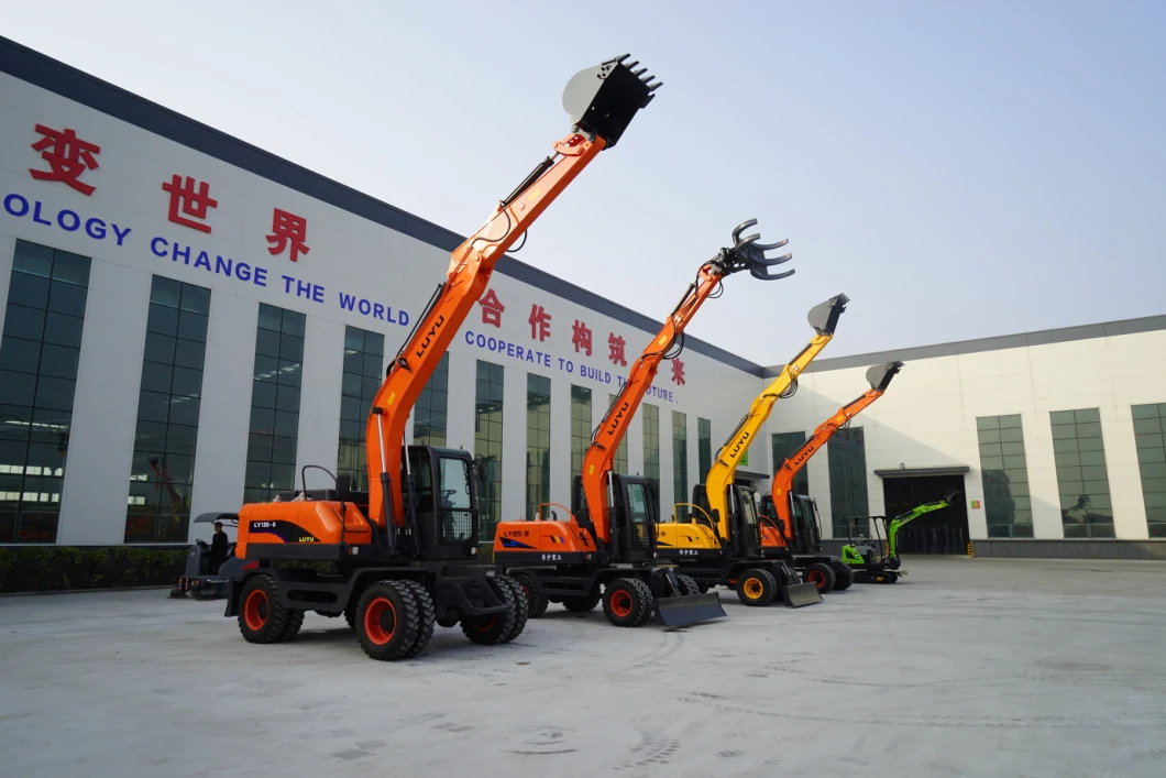 Cost-Effective Ly95 Mini Excavator Used to Dig and Shovel