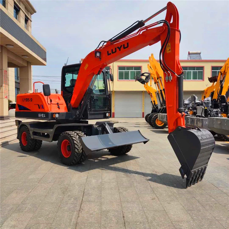 Cost-Effective Ly95 Mini Excavator Used to Dig and Shovel