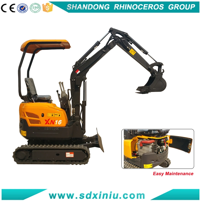 Xiniu Mini Crawler Excavator Xn16, 1.6ton Mini Excavator for Sale