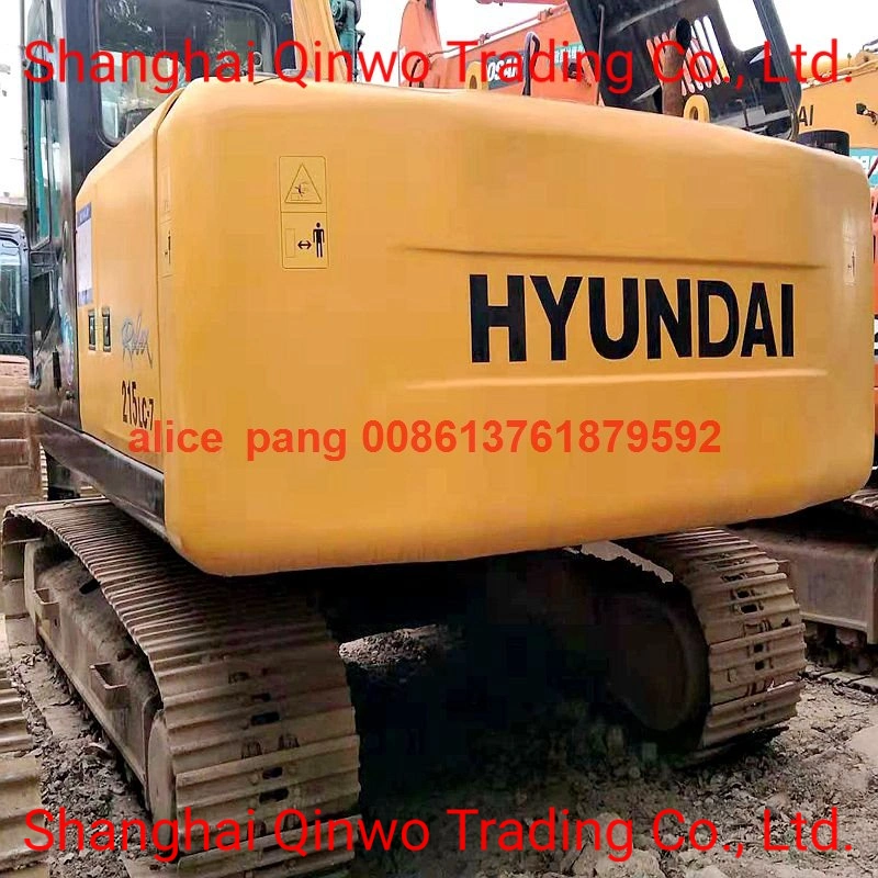 Used Hyundai R215 R210 Hydraulic Crawler Shovel Excavator