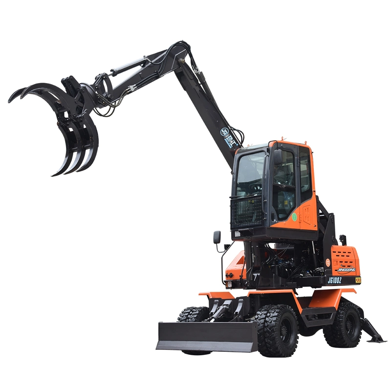 Duck Excavator with Grapple for Sale
