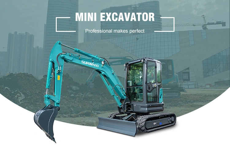 Sunward Swe18UF Miniature Excavator Small Excavation Equipment with Low Price