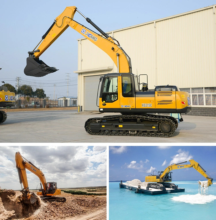 Factory Price XCMG Official Xe215c 21ton Excavator Digging Machines