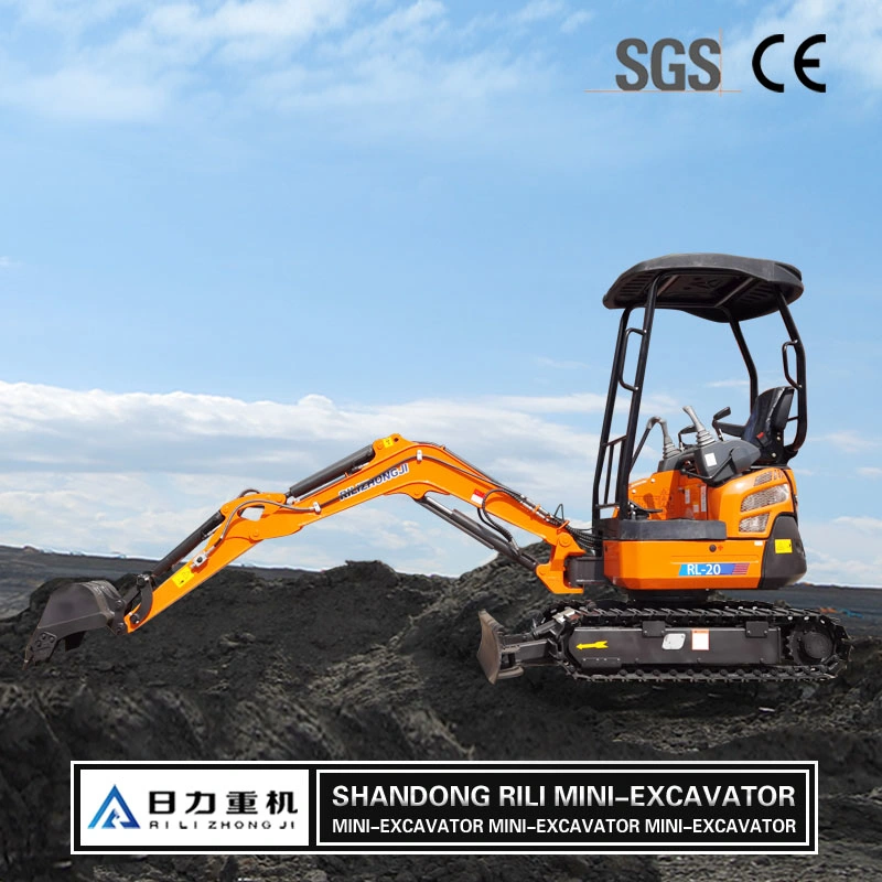 Used Mini Excavator Excavator 2000kg 2ton Mini Excavator Rili20