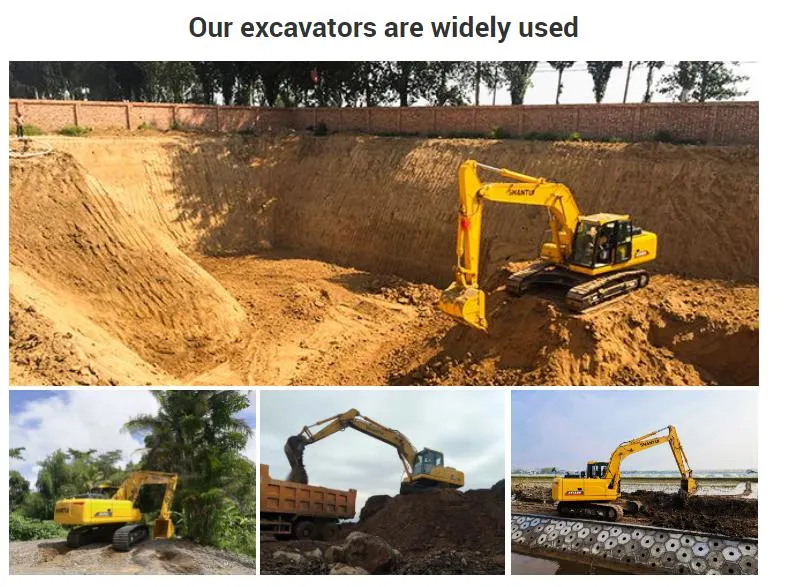 Micro Excavator 4.5 Ton Mini Crawler Excavator Digging Machine for Sale
