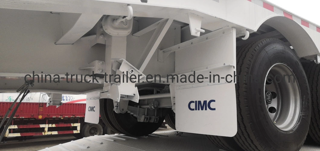70 Ton White Color Low Bed Trailer for Excavator Transport
