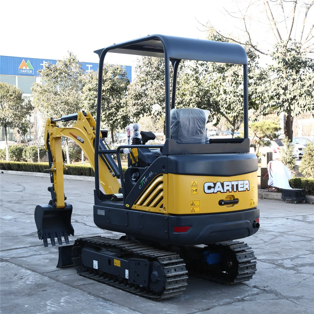 Carter CT18-9bp (1.8t) Hydraulic Crawler Backhoe Excavator with Rubber Tracks