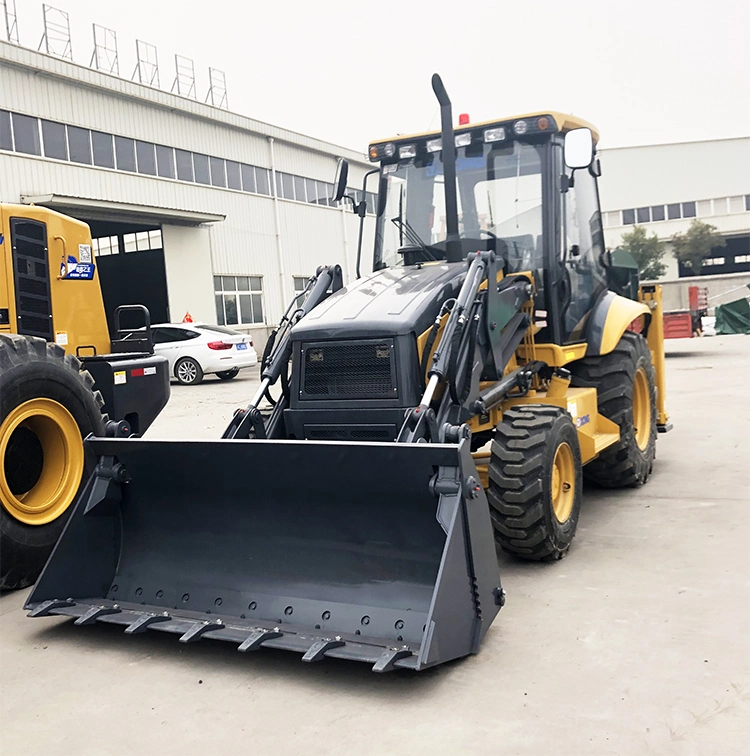 XCMG 2.5ton Manufacturer Backhoe Excavator Wheel Loader Xc870HK Chinese Small Mini 4X4 Tractor Backhoe Loaders Price for Sale