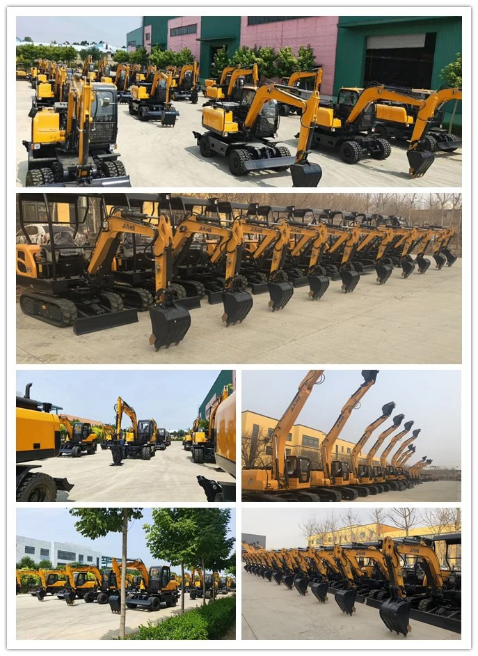Made in China 1.8tons Digging Rubber Track Steel Track Mini Excavator Small Mining Excavator Price