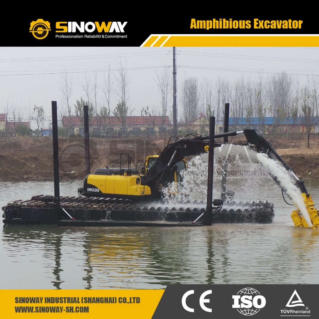 Customized Amphibious Excavator Sinoway Floating Excavator