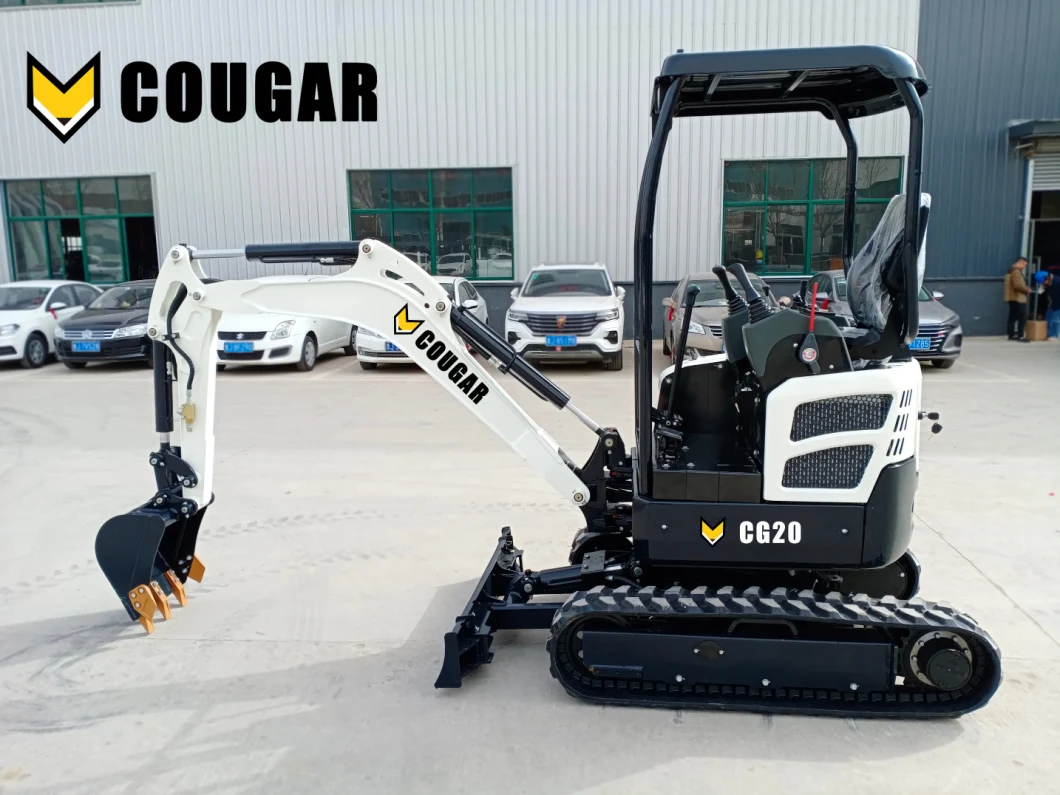Mini Excavator Excavator Cougar 1 Ton Mini Excavator Cg20 with Euro V Emission Engine Minibagger