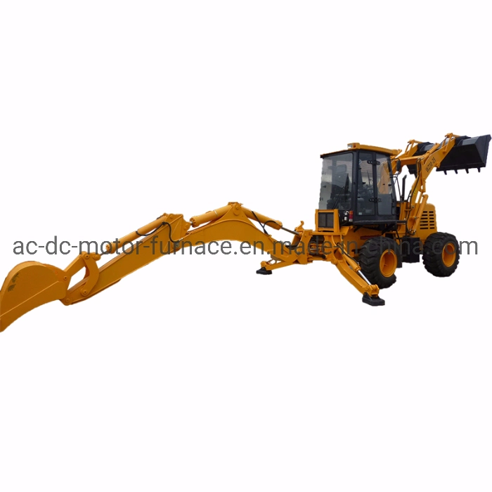 Hydraulic Crawler Digging Machine Excavator Loader 6 Tons Wheel Excavator
