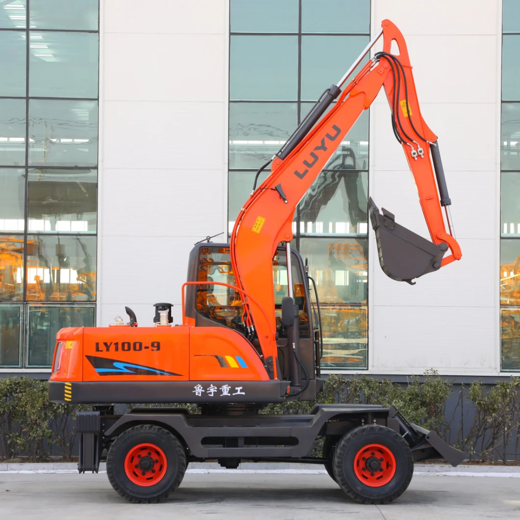 Robust Design Ly95 Mini Excavator Used to Dig and Shovel