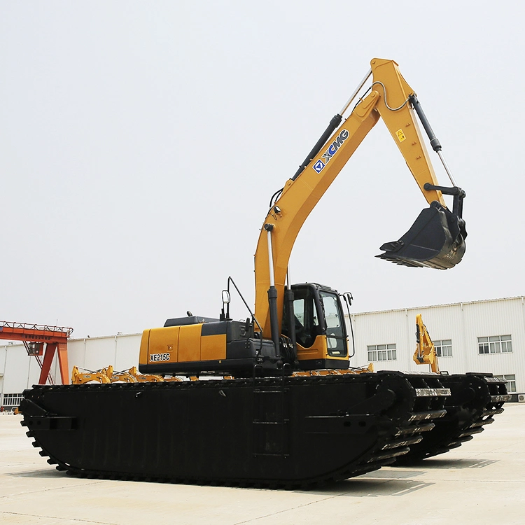 XCMG Factory Xe215s 21 Ton Amphibious Floating Excavator Pontoon for Sale