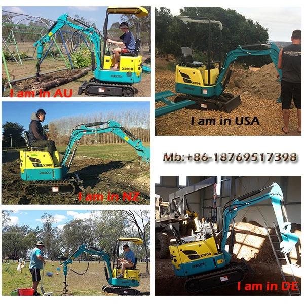 Jessie Mini Excavadora Xn08 Xn12 Xn16 Xn18 Xn20 Xn25 Xn35 Xn45 Mini Excavadora De Rhinoceros Excavator
