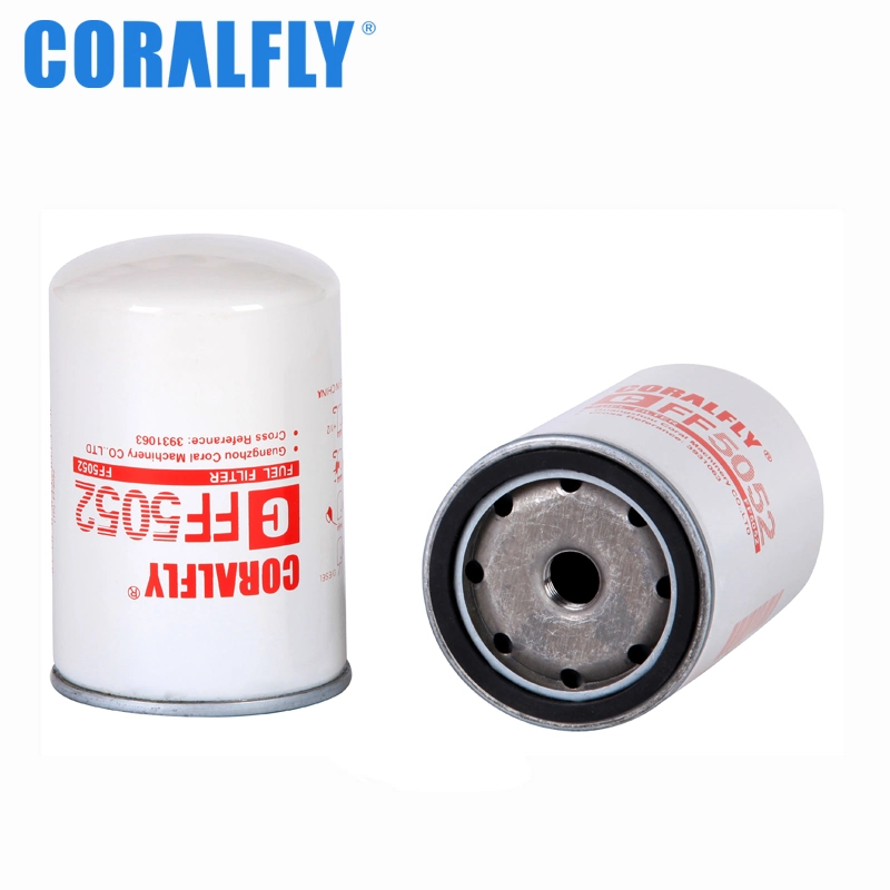 Coralfly Tractor Excavator Truck Fuel Filter FF167 0337854 1423477 1596257m91 04621740 for Fleetguard Caterpillar Ford Hino Iveco Filter